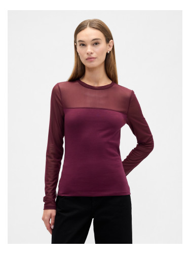 Дамски топ GAP с прозрачна мрежа