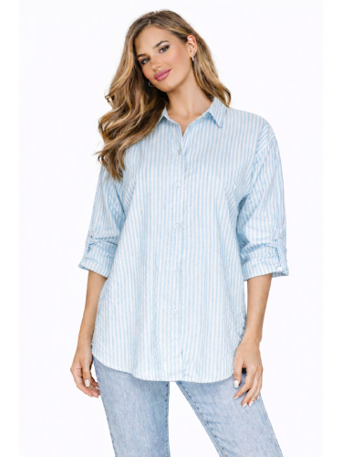 Синя модна раница ID8850