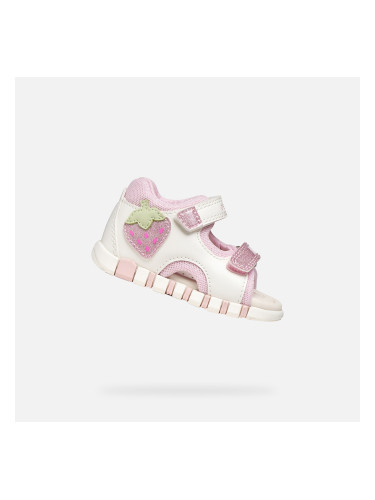 Бели сандали Geox Iupidoo за момичета
