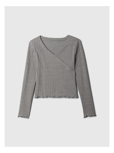 Ребрена тениска GAP за момичета