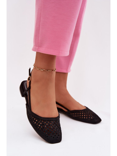 Дамски балерини от еко велур