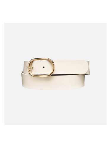 Дамски кремав колан Geox