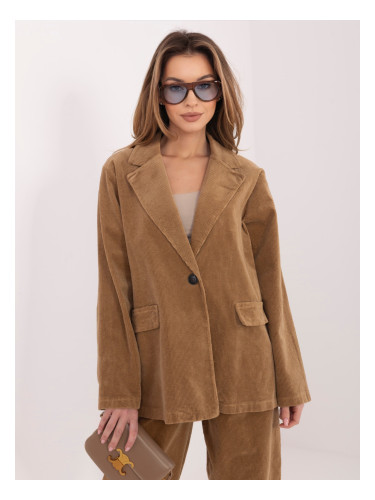 Камилско яке с волани RUE PARIS