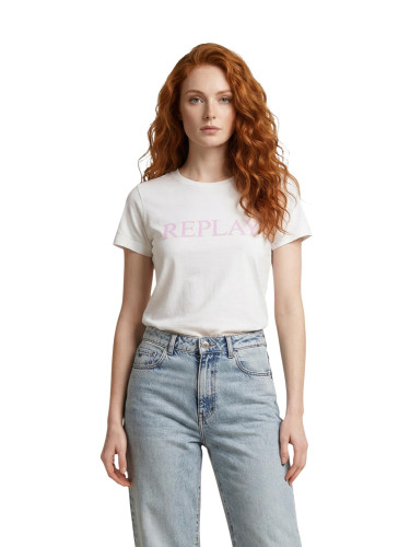 Дамска тениска с къс ръкав Replay