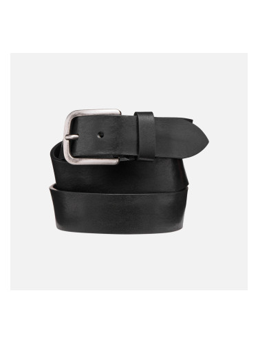 Мъжки черен кожен колан Geox