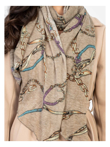 Бежов шал с щампа