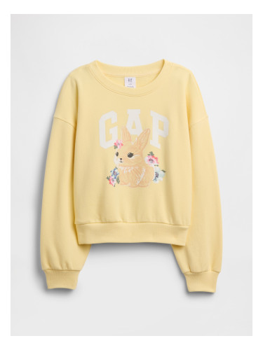 GAP Суитшърт с лого за момичета