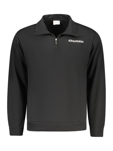 Мъжки черен суитшърт с цип Superga