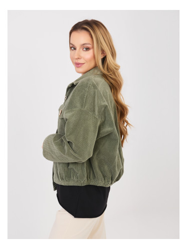 Бомбър яке в цвят каки