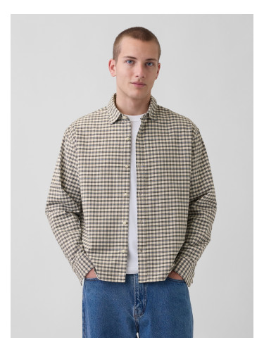 Мъжка риза GAP Relaxed Prave Oxford