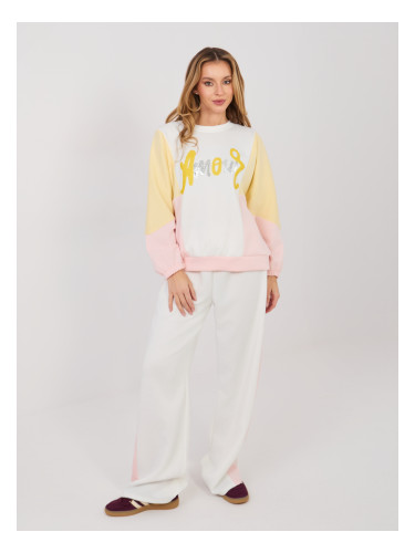 Цветен суитшърт с надпис