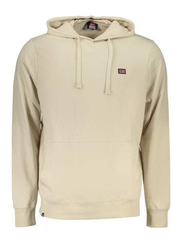 Мъжки суитшърт с цип в бежов цвят НОРВЕГИЯ 1963