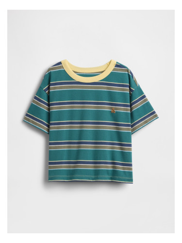 Детска раирана тениска GAP Brannan Bear