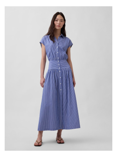 Макси рокля от поплин GAP