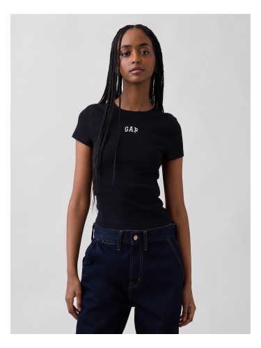 Тениска с оребрено лого на GAP