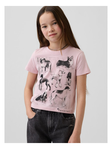 Детска тениска GAP за момичета