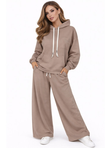 Светлокафява чанта през рамо