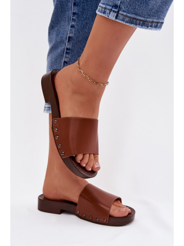 Дамски равни сандали с катарама Camel Brinalle