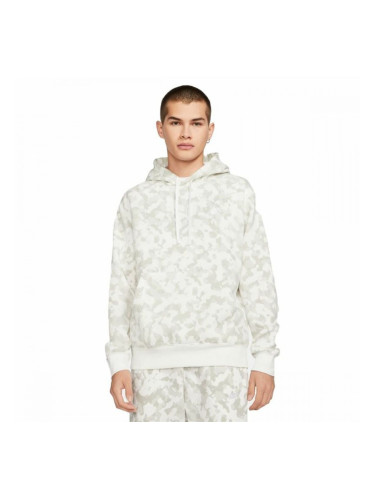 Мъжки суичър с качулка Sportswear Club Nike Бял - S