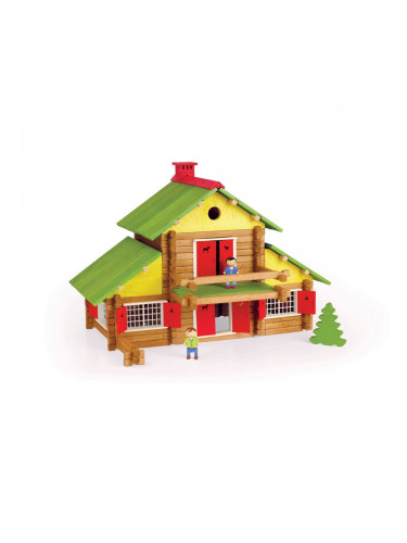 Строителни Блокове Jeujura My Wooden Chalet 8005 (240 Части)