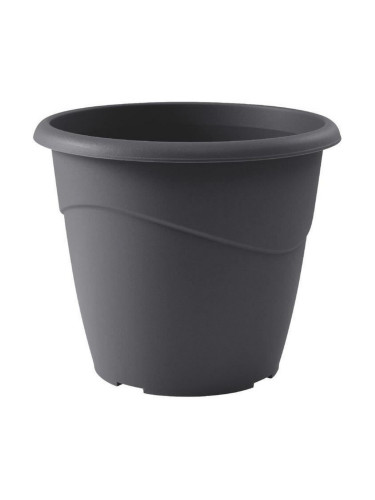 Саксия EDA Marina Кръгъл Тъмно сив полипропилен (Ø 40 x 33,7 cm)