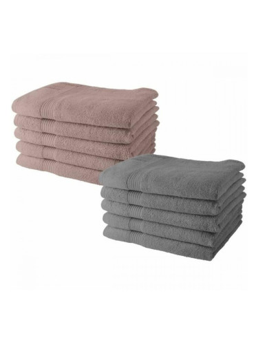 Комплект хавлии TODAY Сив 10 Части 70 x 130 cm