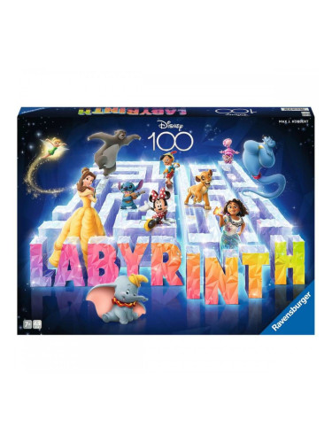 Настолна игра Ravensburger Labyrinth Disney 100th birthday (FR) Многоцветен