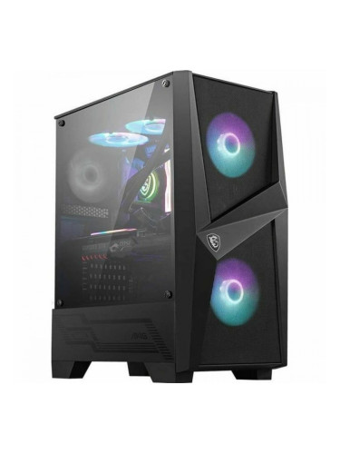 ATX полу-висока кутия MSI Mag Forge 100m Черен