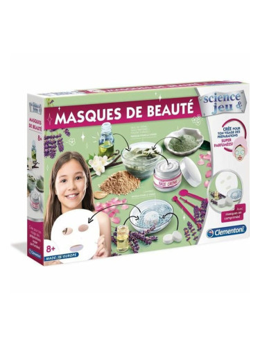 Грим Комплект за Деца Clementoni Science & Jeu  Beauty masks (FR) Многоцветен