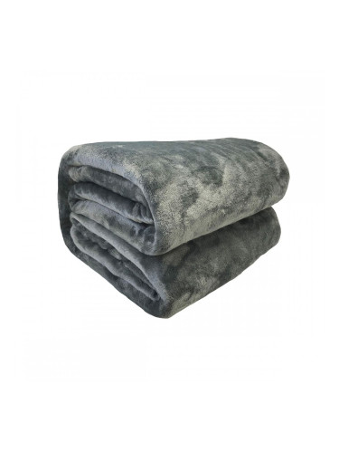 Одеяло Poyet  Motte Тъмно сив 240 x 220 cm
