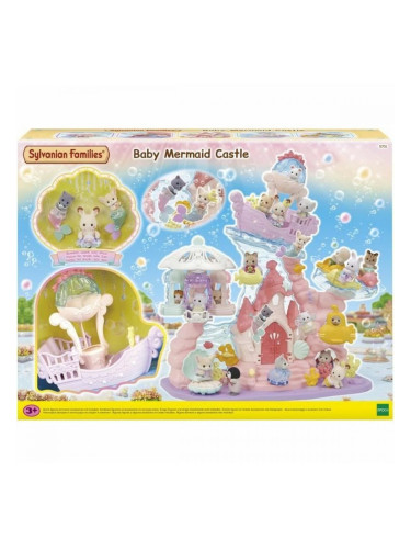 Комплект играчки Sylvanian Families Babie Mermaid Castle Пластмаса