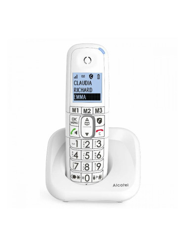 Безжичен телефон Alcatel XL785 Бял Син