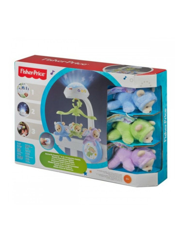 Мобилен Прожектор Fisher Price Бял Многоцветен Пластмаса (1 Части)