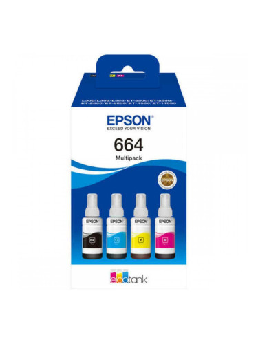 Оригиална касета за мастило Epson EcoTank 664 Многоцветен