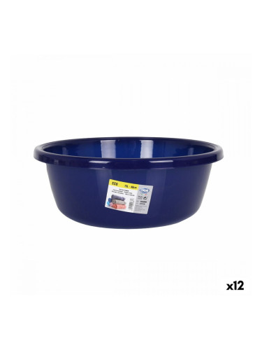 Купа за Измиване Dem Eco Кръгъл Син 15 L 41 x 16 cm (12 броя)