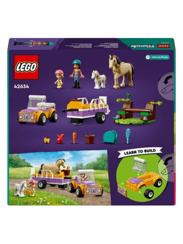 Playset Lego 42634 Horse & Pony Trailer