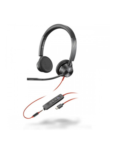 Слушалки Poly 8X222AA Черен