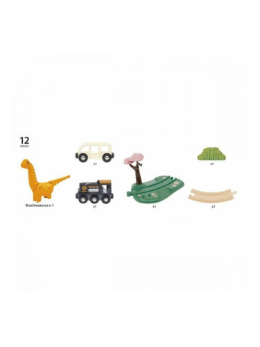 Тренирайте с верига Brio Dinosaur circle set