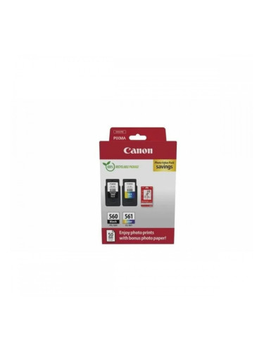 Оригиална касета за мастило Canon PG-560 Noir + CL-561 Couleur Многоцветен
