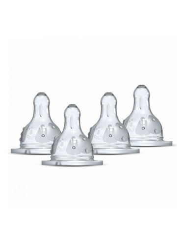 Зърното на бутилката Dodie Initiation 4 броя