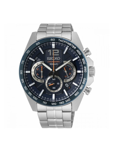 Мъжки часовник Seiko SSB345P1 (Ø 44 mm)