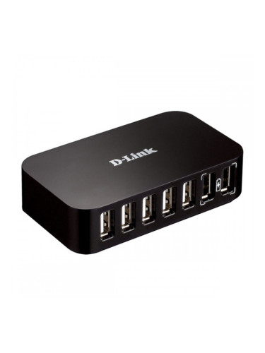 USB извод D-Link DUB-H7/E USB 2.0 Черен