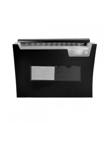 Папка за Сортиране Liderpapel FU35 Черен A4