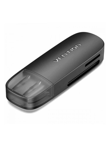 Външен четец за карти Vention CLGB0 Черен