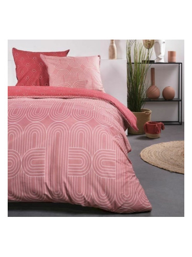 Комплект покривка за завивка TODAY Розов 240 x 220 cm 3 Части