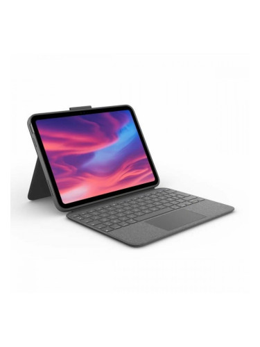 Блуту Клавиатура с Поставка за Таблет Logitech Combo Touch Сив френски AZERTY