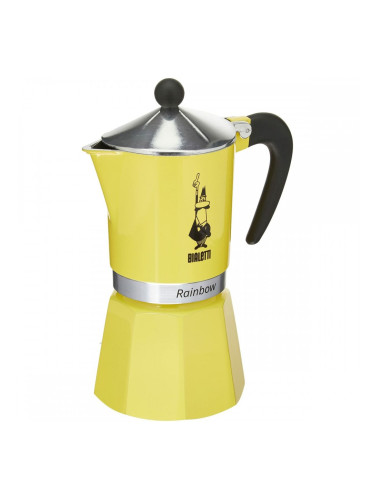Италианска Кафеварка Bialetti Rainbow Жълт 6 чаши за чай