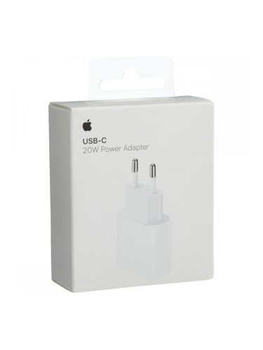 Зарядно за стена Apple MHJE3ZM/A Бял 20 W