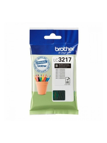 Съвместим касета с мастило Brother LC-3217BK Черен