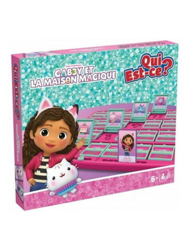 Настолна игра Winning Moves Who is it? Gabby and the Magic House - Gabby's Dollhouse Version